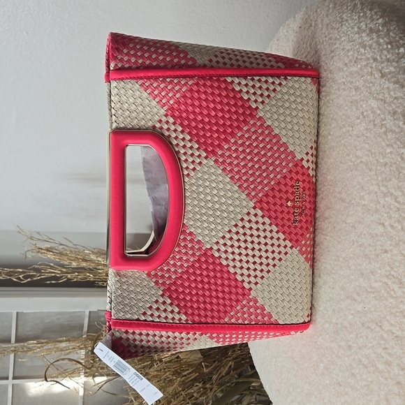 NWT Kate Spade woven convertible clutch bag - Picture 2 of 11